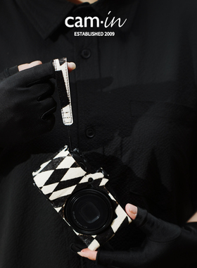 cam-in 马毛系列手指环带适用于理光GR2/GR3xHDF/GR4索尼黑卡指带