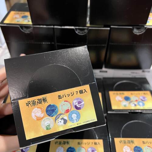 日谷现货 咒术回战 mappa 纯色 单色磨砂丝绒吧唧 徽章 抱盒 周边