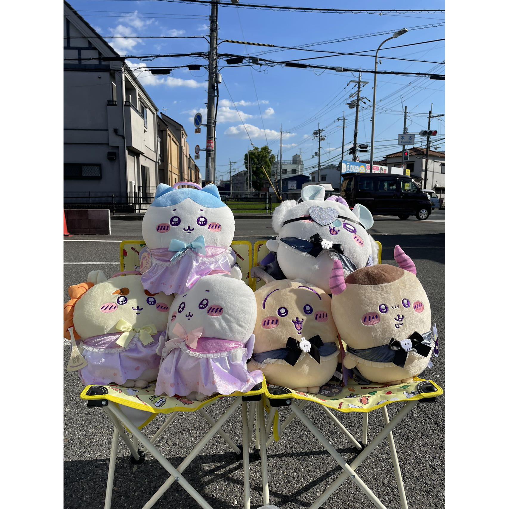 国现日本正版chiikawa天使恶魔吉伊小八狮萨 乌萨奇飞鼠