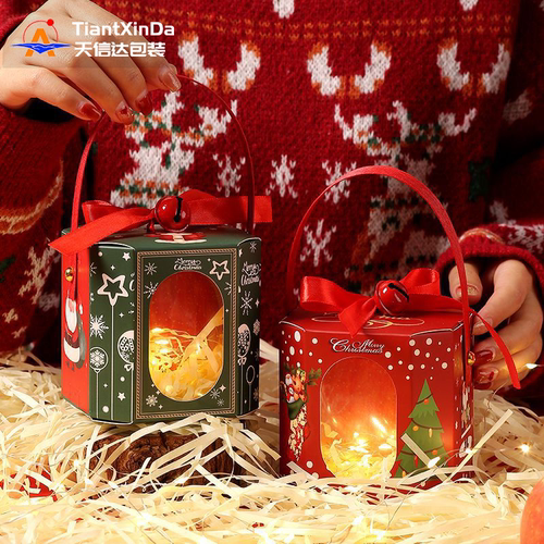 圣诞苹果礼盒平安夜八方礼品盒