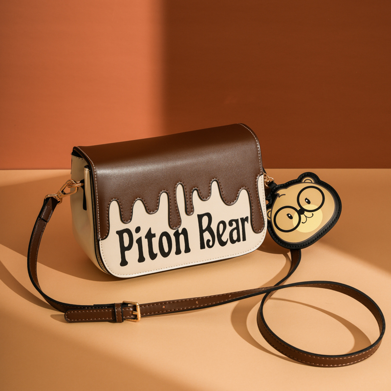 北包包小方包卡通字母单肩斜挎潮