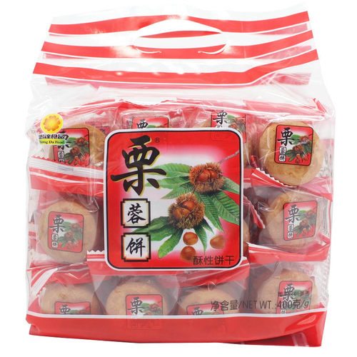 栗蓉酥性饼干鸿达芝麻豆乳乳酸味