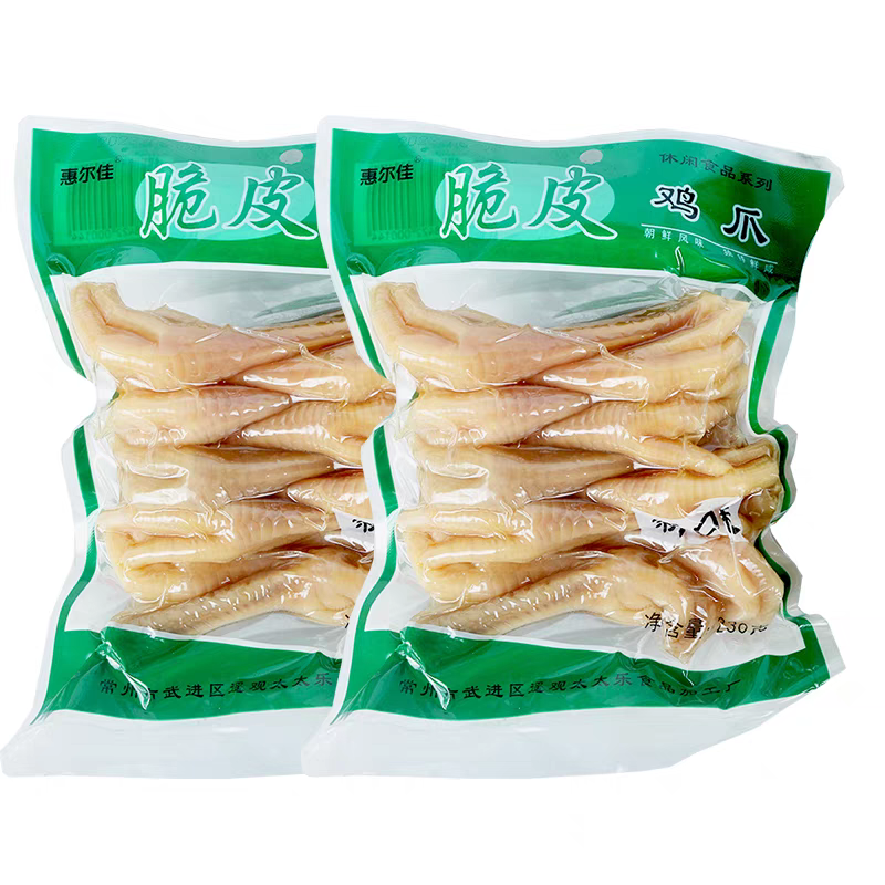 惠尔佳230g常州脆皮鸡爪凤爪肉类休闲卤味零食品袋装真空包装嚼劲,零食/坚果/特产,鸡肉零食,淘宝优惠券,粉丝福利购,淘宝优惠卷