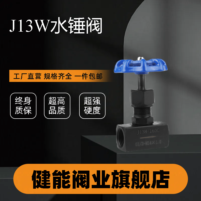不锈钢  针型阀J13W（J13H) 160C水锤阀 非标定制 水锤吸纳器