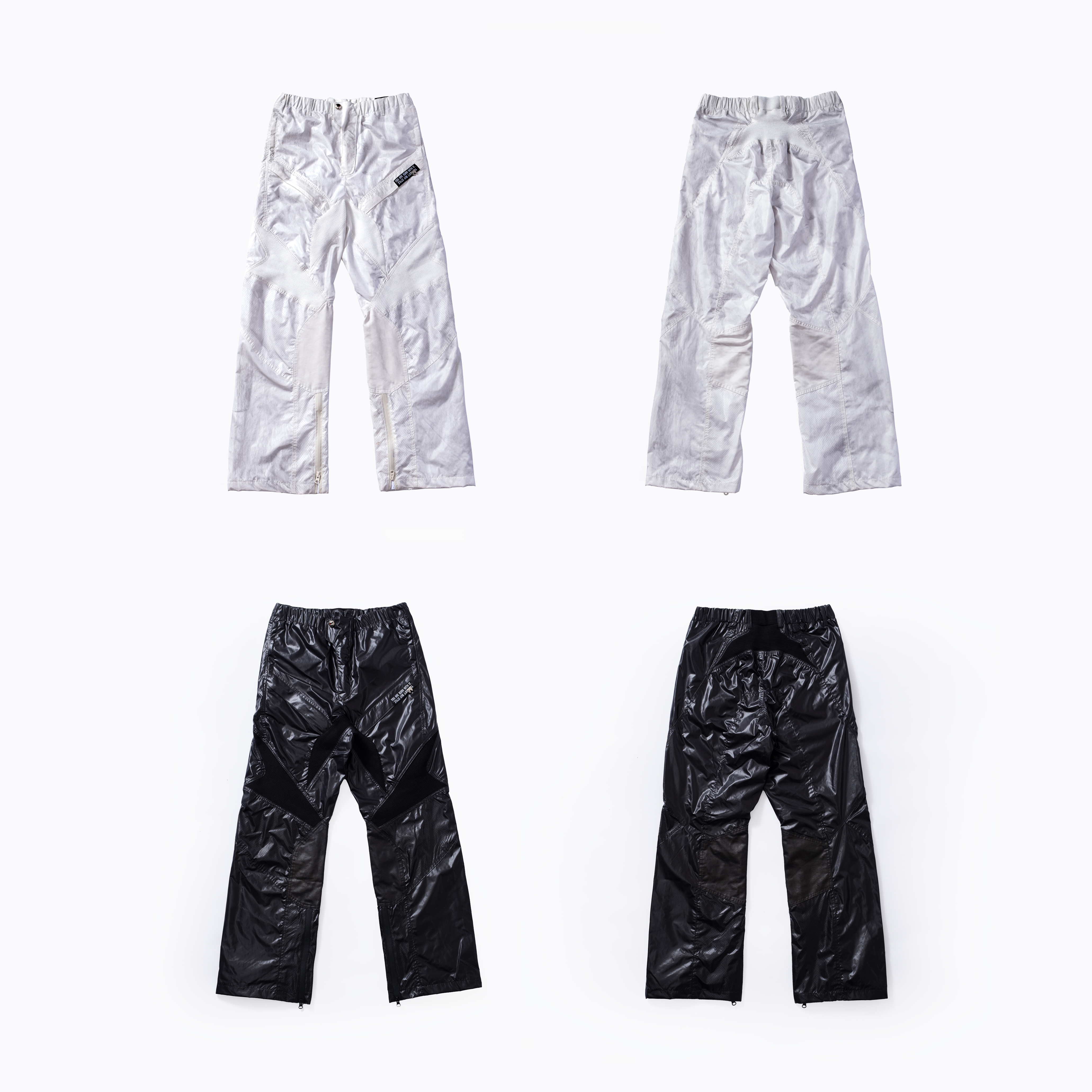 FVVO Glossy Multi-Angle Patchwork Pants 多面分割机长亮面长裤
