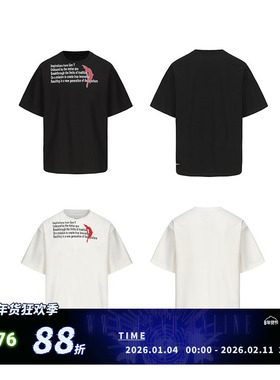 FREEWORLDORDER(FVVO)字母印花恶魔宽松短袖圆领休闲t恤