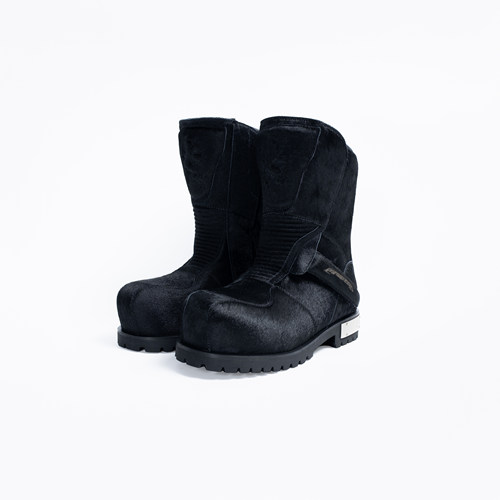 FVVO Armored Horsehair Mid Boots 马毛皮中筒靴