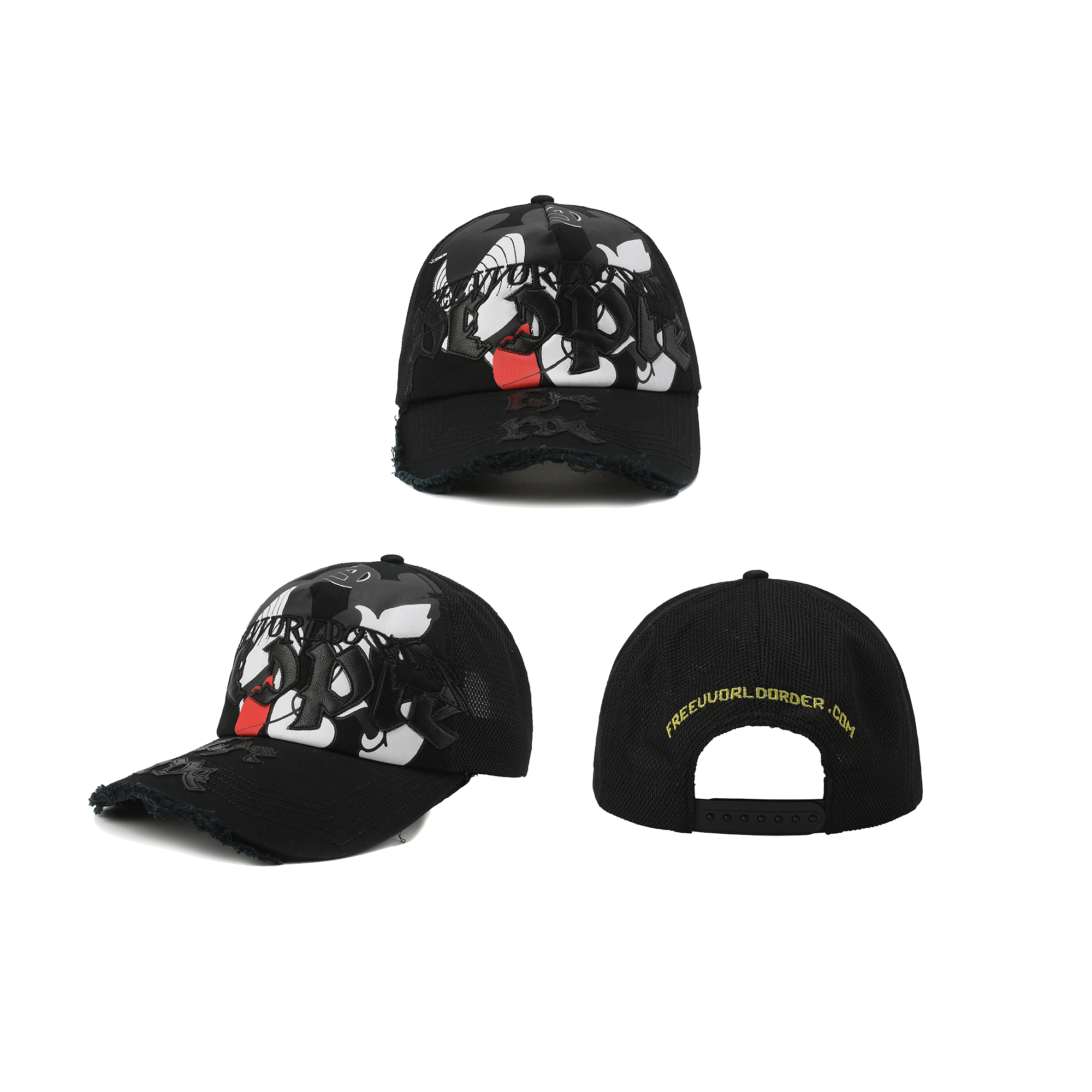 FreeWorldOrder “MICKEY ” Cap - Black “Mickey” 棒球帽