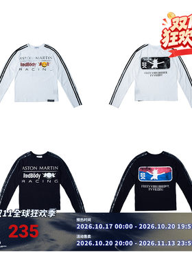 FVVO Parody Logo Slim-Fit Long Sleeve Tee 恶搞logo 修身长袖