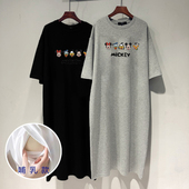 哺乳产后外穿可哺乳衣喂奶短袖 孕妇装 哺乳裙2024夏装 中长裙哺乳裙