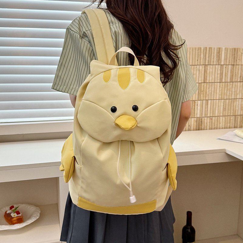 可爱小鸡日系软萌大容量双肩包女