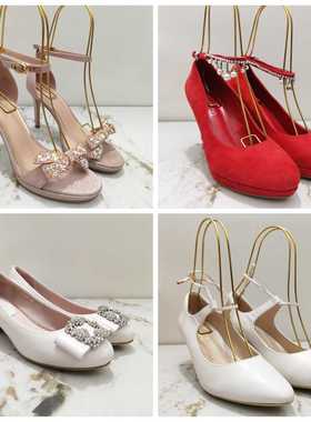 卡迪娜夏新款一字带高跟凉鞋女ks81512 ks81508 ks81507 km91568