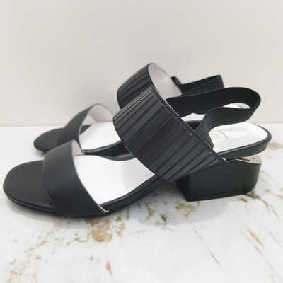 夏季一字带搭扣法式高跟凉鞋AS