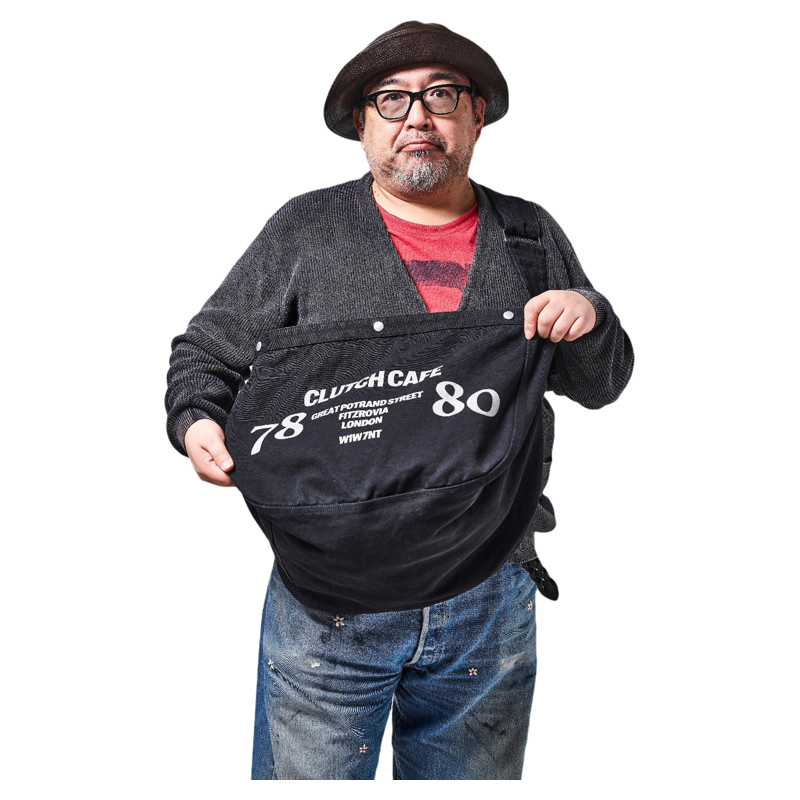 日本CLUTCH联名California Sportswear重磅19oz帆布杂志包邮差包