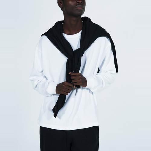 sophnet.长袖休闲情侣鸟眼华夫格