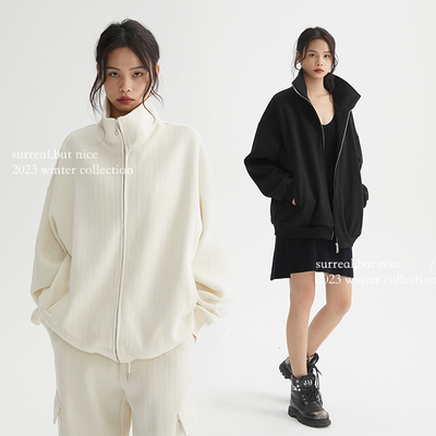 surreal美式高级立领休闲夹克上衣外套