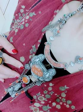 其他男女足银錾刻复古