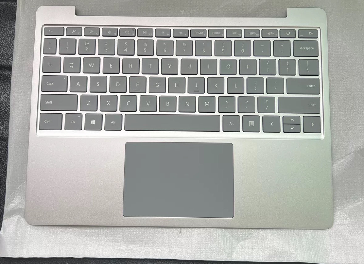 适用微软surface laptop go 键盘总成 1943 银灰色c壳键盘