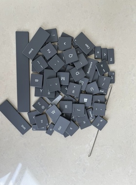 原装微软Surface laptop 1/2 键帽 1769 1782 红色粉色键帽一套