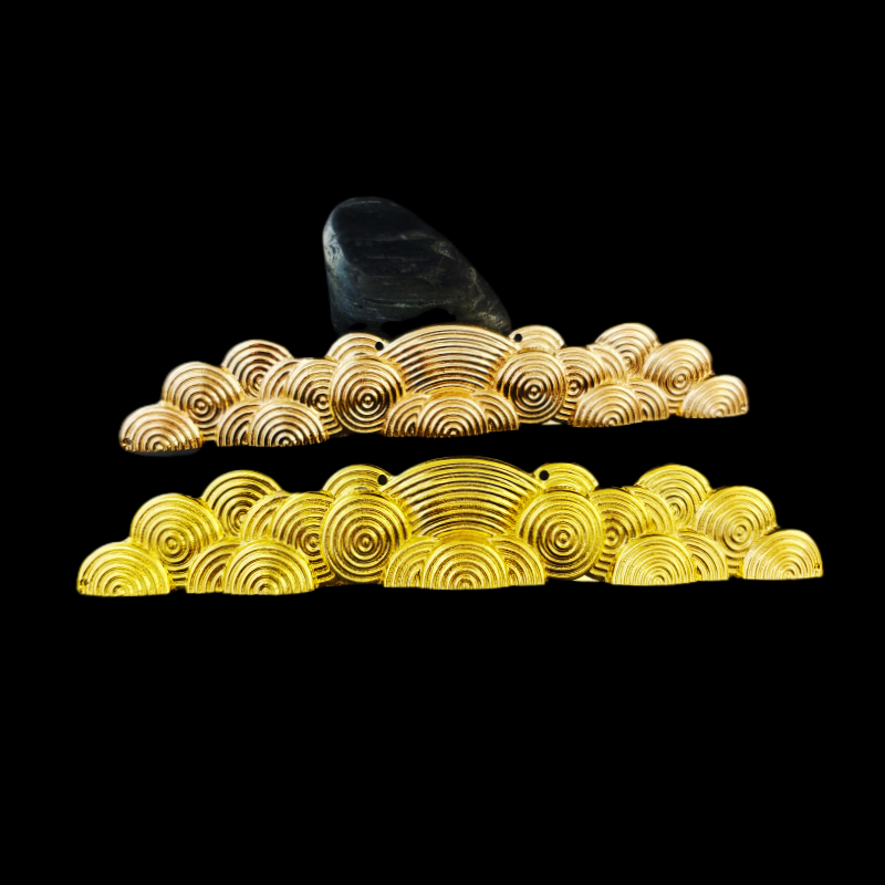 合金电泳保色发冠底座