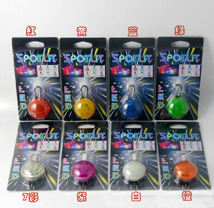 出口品质狗狗发光吊坠LED灯宠物夜间晚上溜狗灯透明闪光灯防走失