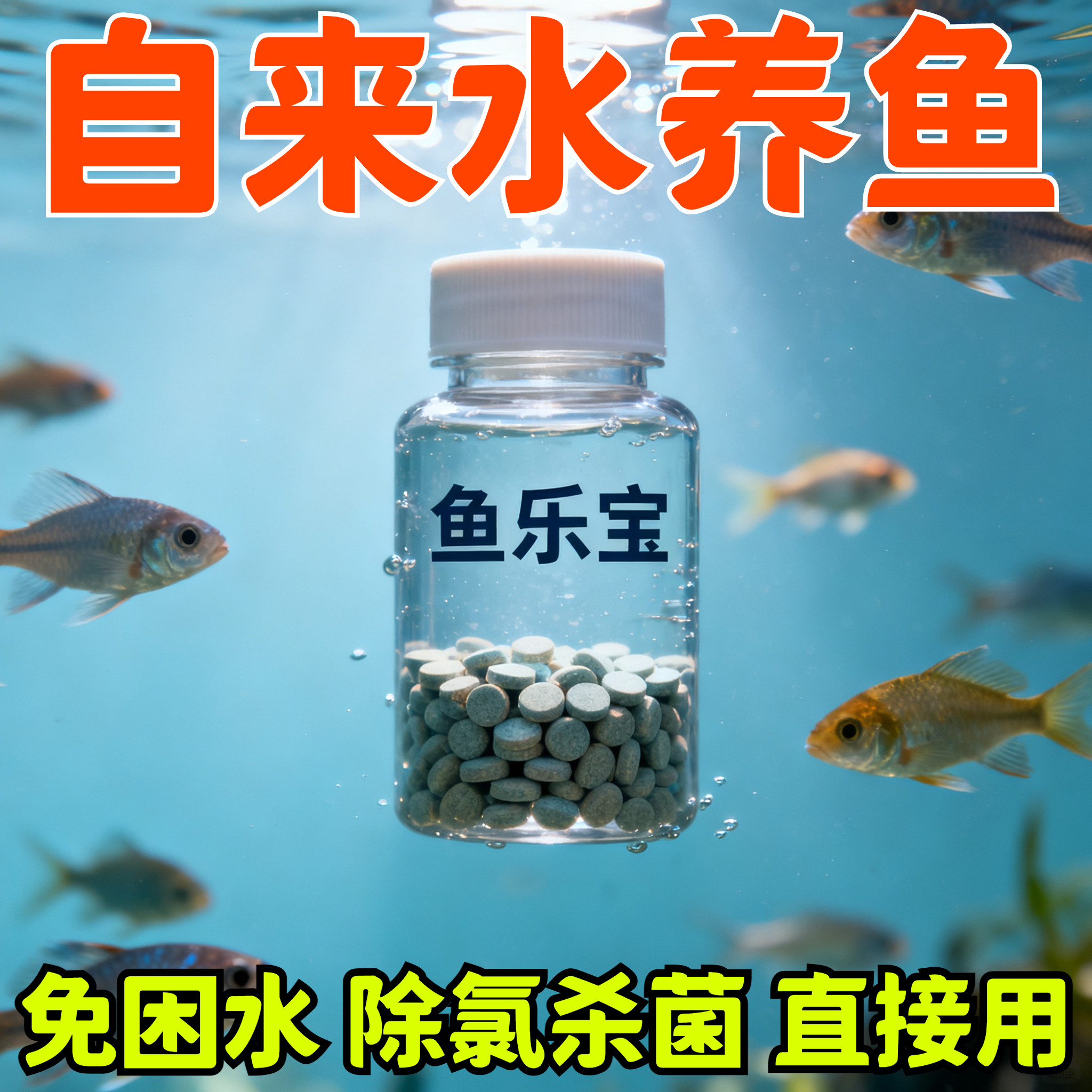 鱼乐宝除氯净水剂鱼缸净化水质自来水免晒水困水去氯净水剂稳定剂,宠物/宠物食品及用品,鱼缸净水剂,淘宝优惠券,粉丝福利购,淘宝优惠卷