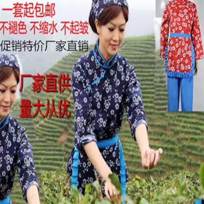 农民舞台话剧白毛女丫鬟演出服