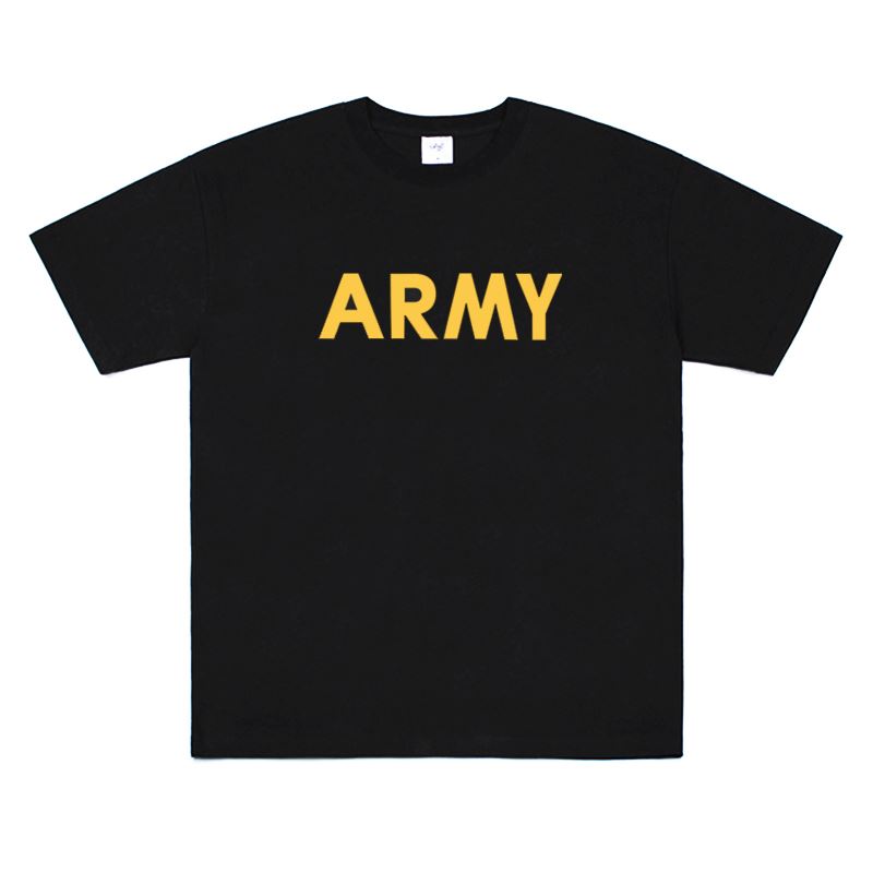 美军迷USACFT体能训练ARMY运动T恤纯棉男宽松大码青年运动潮自制