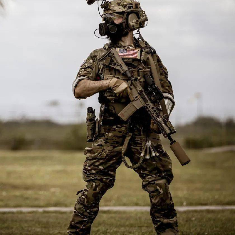 黑灰战术蛙服夏季薄款教官作训服