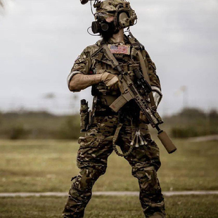 夏季军绿色教官服迷彩服男训练服Gen3长袖战术蛙服上衣裤子套装薄