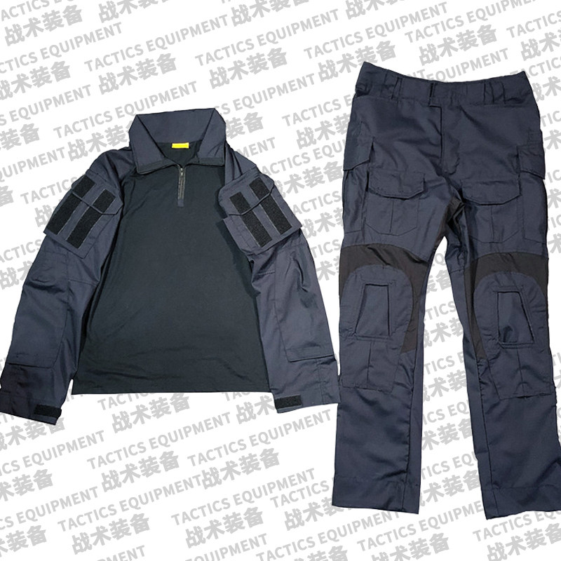 军迷武特种兵户外GEN3警藏蓝色作训服战术服蛙皮G3作战服蛙服薄