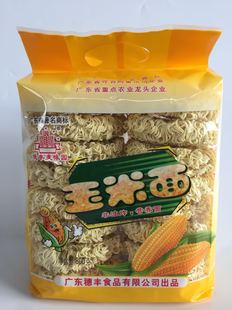 广东新款非油炸穗丰玉米面劲爽速食营夜宵养面条800g装三包起包邮