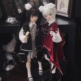 4分体BJD娃衣大四胖四mmd可穿普四3分女巫师魔法长袍cd2卡罗西亚