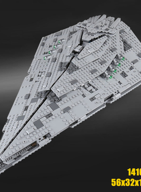 拼图拼搭75190星球大战帝国第一秩序歼星舰拼装男孩玩具中国积木