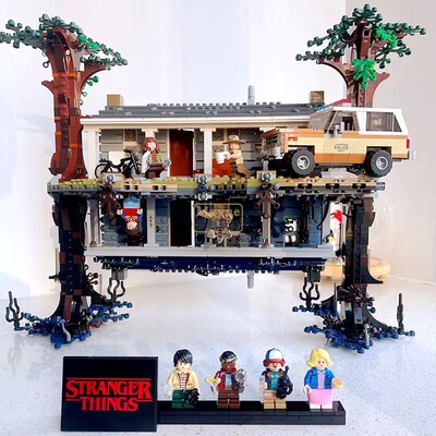 怪奇物语颠倒世界食人花中国积木