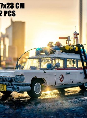 拼图拼搭10274超能敢死队捉鬼车ECTO-1消防大楼拼装玩具中国积木