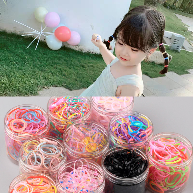 小皮筋送给男朋友儿童不伤发韩国森女系小孩扎头发可爱简约黑色