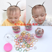 宝宝头绳不伤发发饰韩国韩版 洋气小号发量少女小啾啾皮套婴儿可爱