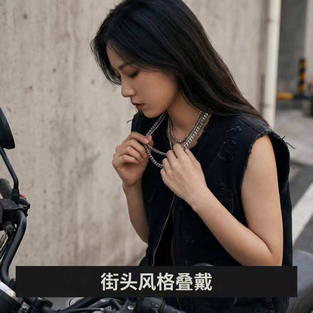 AMBUSH百搭嘻哈钥匙锁服配项链