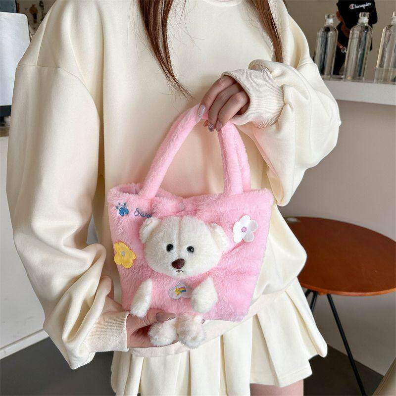 新款ins毛绒公仔小熊秋冬
