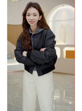 R H 【棒球服】2024秋冬新款复古时尚休闲设计师款短外套24110