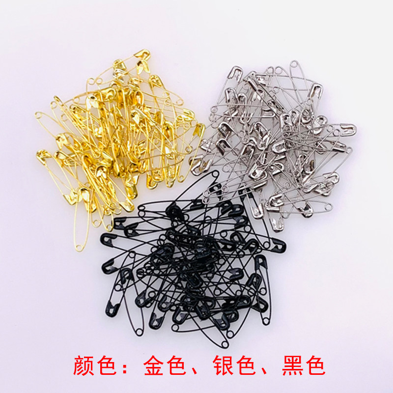 服装店宝宝大小号金银安全别针图片