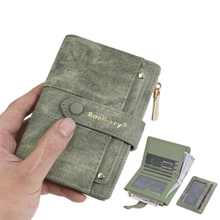 短款 多功能拉链零钱包卡包一体 钱包女士小巧高级感多卡位钱夹时尚