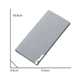 Длинный ультратонкий тканевый бумажник, картхолдер