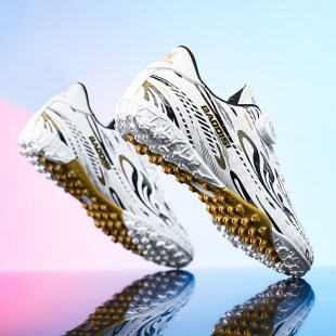 儿童tf碎钉专业足球鞋男款小学生男孩少儿训练专用球鞋男童免系带