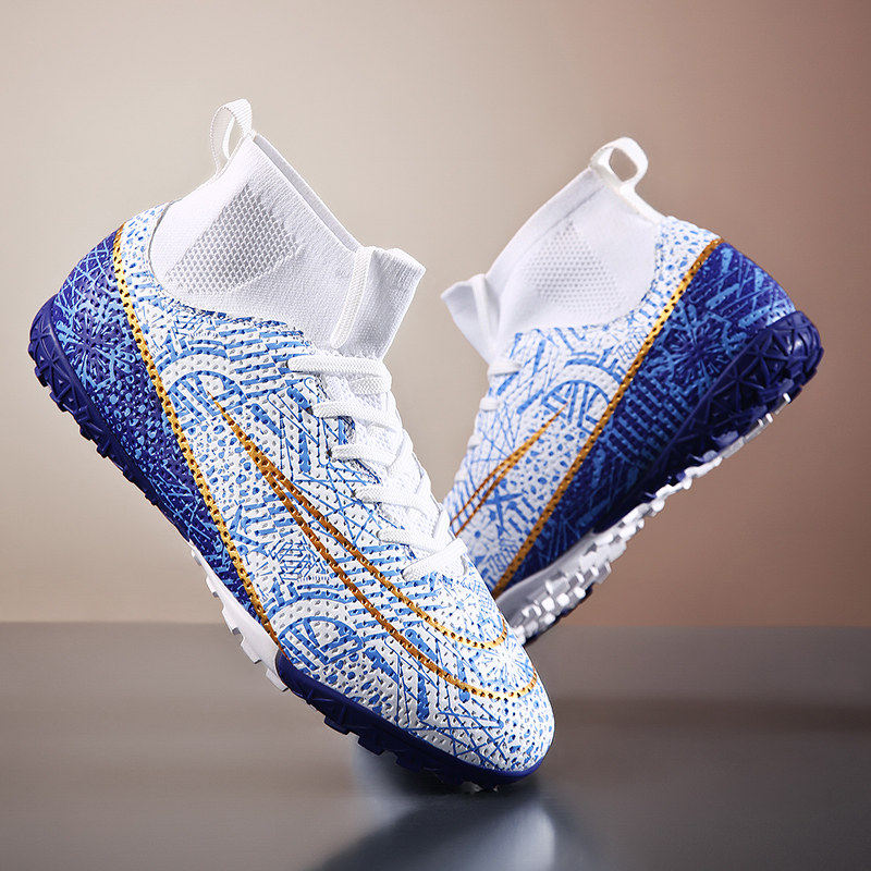 2026新款C罗刺客足球鞋男tf碎钉fg长钉成人草地男童小学生训练鞋