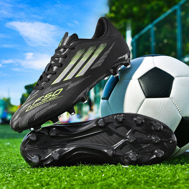 C罗刺客低帮足球鞋男童TF碎钉AG长钉成人男女学生训练梅西青少年