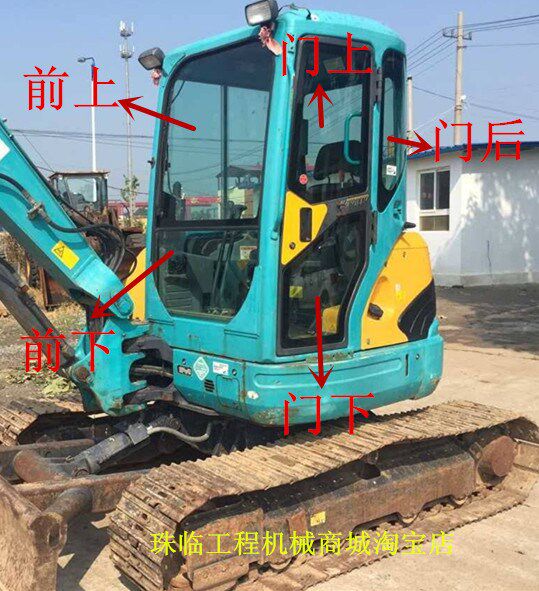 久保田kx155 161 135-3s挖掘机前后左右门窗上下挡风玻璃 不包邮