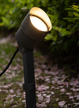 ume地插灯户外防水草坪灯景观庭院射树照树灯家用室外花园射灯