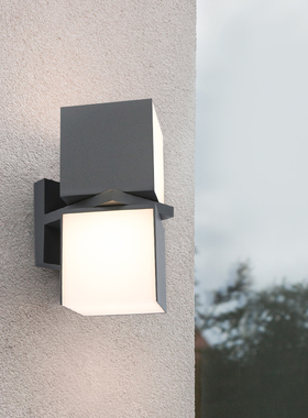 UME户外防水阳台壁灯led创意景观庭院灯过道围墙灯室外别墅路灯